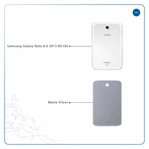 برچسب پوششی ماهوت مدل Matte-Silver مناسب برای تبلت سامسونگ Galaxy Note 8.0 2013 N5100