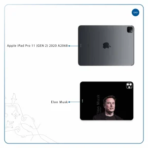 برچسب پوششی ماهوت مدل Elon Musk مناسب برای تبلت اپل iPad Pro 11 (GEN 2) 2020 A2068