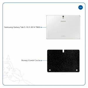 برچسب پوششی ماهوت مدل Honey-Comb-Circle مناسب برای تبلت سامسونگ Galaxy Tab S 10.5 2014 T800
