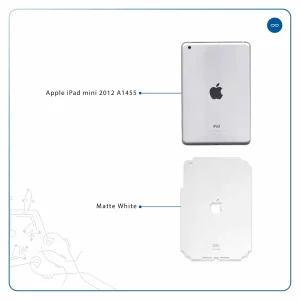 برچسب پوششی ماهوت مدل Matte-White مناسب برای تبلت اپل iPad mini 2012 A1455