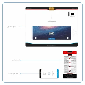 برچسب پوششی ماهوت مدل Universe-by-NASA-4 مناسب برای تبلت سامسونگ Galaxy Tab S 10.5 2014 T805