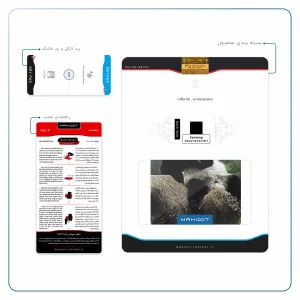 برچسب پوششی ماهوت مدل Panda مناسب برای تبلت سامسونگ Galaxy Tab A 8.0 2019 T295