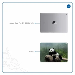 برچسب پوششی ماهوت مدل Panda مناسب برای تبلت اپل iPad Pro 9.7 2016 A1674