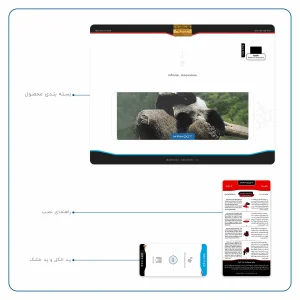 برچسب پوششی ماهوت مدل Panda مناسب برای تبلت اپل iPad Pro 9.7 2016 A1674