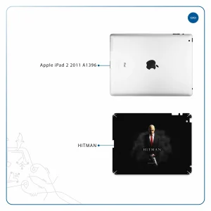 برچسب پوششی ماهوت مدل Hitman-Game مناسب برای تبلت اپل iPad 2 2011 A1396
