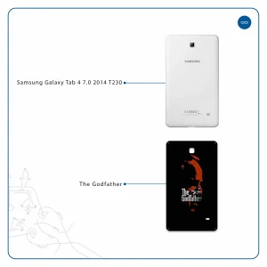 برچسب پوششی ماهوت مدل The Godfather مناسب برای تبلت سامسونگ Galaxy Tab 4 7.0 2014 T230