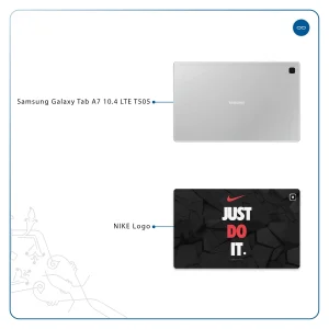 برچسب پوششی ماهوت مدل NIKE-Logo مناسب برای تبلت سامسونگ Galaxy Tab A7 10.4 LTE 2020 T505