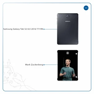 برچسب پوششی ماهوت مدل Mark Zuckerberg مناسب برای تبلت سامسونگ Galaxy Tab S2 8.0 2016 T719N