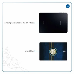 برچسب پوششی ماهوت مدل Inter-Milan مناسب برای تبلت سامسونگ Galaxy Tab S3 9.7 2017 T825
