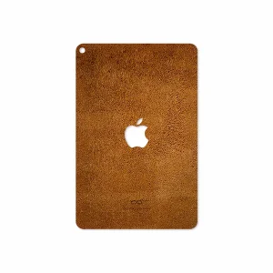 برچسب پوششی ماهوت مدل Brown-Chamois-Leather مناسب برای تبلت اپل iPad mini (GEN 5) 2019 A2126