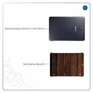 برچسب پوششی ماهوت مدل Dark Walnut Wood مناسب برای تبلت سامسونگ Galaxy Tab S2 9.7 2015 T810