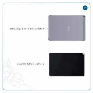 برچسب پوششی ماهوت مدل Graphite Buffalo Leather مناسب برای تبلت ایسوس Zenpad 3S 10 2017 Z500KL