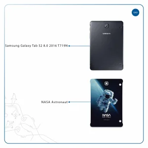برچسب پوششی ماهوت مدل NASA-Astronaut مناسب برای تبلت سامسونگ Galaxy Tab S2 8.0 2016 T719N