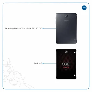 برچسب پوششی ماهوت مدل Audi AG مناسب برای تبلت سامسونگ Galaxy Tab S2 8.0 2015 T710