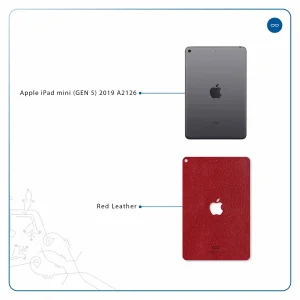 برچسب پوششی ماهوت مدل Red-Leather مناسب برای تبلت اپل iPad mini (GEN 5) 2019 A2126