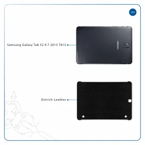 برچسب پوششی ماهوت مدل Ostrich-Leather مناسب برای تبلت سامسونگ Galaxy Tab S2 9.7 2015 T815