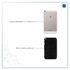 برچسب پوششی ماهوت مدل Black-Snake-Leather مناسب برای تبلت هوآوی Mediapad T1 7.0 2015