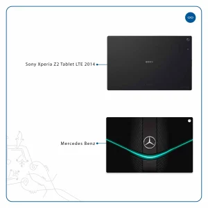 برچسب پوششی ماهوت مدل Mercedes-Benz مناسب برای تبلت سونی Xperia Z2 Tablet LTE 2014