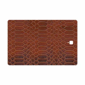 برچسب پوششی ماهوت مدل Brown-Snake-Leather مناسب برای تبلت سامسونگ Galaxy Tab S3 9.7 2017 T825