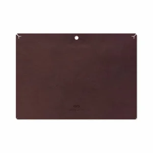 برچسب پوششی ماهوت مدل Matte-Dark-Brown-Leather مناسب برای تبلت لنوو Miix 320 2017