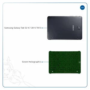 برچسب پوششی ماهوت مدل Green-Holographic مناسب برای تبلت سامسونگ Galaxy Tab S2 9.7 2015 T815
