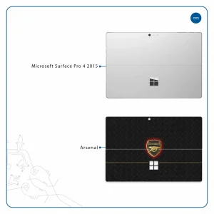برچسب پوششی ماهوت مدل Arsenal مناسب برای تبلت مایکروسافت Surface Pro 4 2015