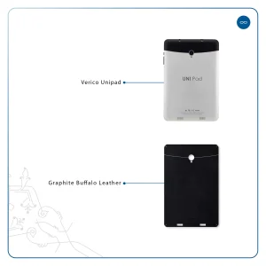 برچسب پوششی ماهوت مدل Graphite Buffalo Leather مناسب برای تبلت وریکو Unipad