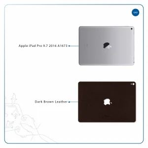 برچسب پوششی ماهوت مدل Dark-Brown-Leather مناسب برای تبلت اپل iPad Pro 9.7 2016 A1673