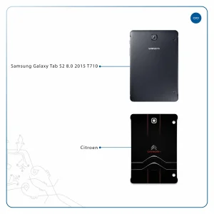 برچسب پوششی ماهوت مدل Citroen مناسب برای تبلت سامسونگ Galaxy Tab S2 8.0 2015 T710