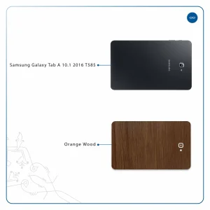 برچسب پوششی ماهوت مدل Orange-Wood مناسب برای تبلت سامسونگ Galaxy Tab A 10.1 2016 T585