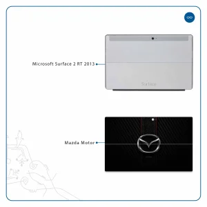 برچسب پوششی ماهوت مدل Mazda Motor مناسب برای تبلت مایکروسافت Surface 2 RT 2013