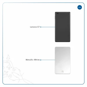 برچسب پوششی ماهوت مدل Metallic-White مناسب برای تبلت لنوو E7