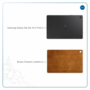 برچسب پوششی ماهوت مدل Brown-Chamois-Leather مناسب برای تبلت سامسونگ Galaxy Tab S5e 10.5 2019 T725