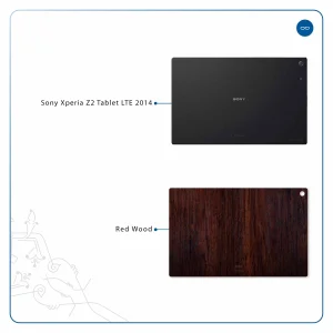 برچسب پوششی ماهوت مدل Red-Wood مناسب برای تبلت سونی Xperia Z2 Tablet LTE 2014