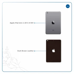 برچسب پوششی ماهوت مدل Dark-Brown-Leather مناسب برای تبلت اپل iPad mini 2 2013 A1491