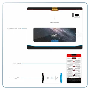 برچسب پوششی ماهوت مدل Universe-by-NASA-3 مناسب برای تبلت سامسونگ Galaxy Tab S5e 10.5 2019 T720