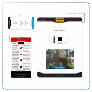 برچسب پوششی ماهوت مدل Minecraft-Game مناسب برای تبلت سامسونگ Galaxy Tab A 8.0 2019 T295