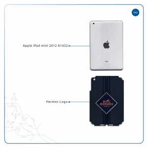 برچسب پوششی ماهوت مدل Hermes-Logo مناسب برای تبلت اپل iPad mini 2012 A1432