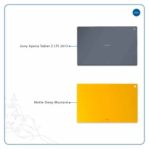 برچسب پوششی ماهوت مدل Matte-Deep-Mustard مناسب برای تبلت سونی Xperia Tablet Z LTE 2013