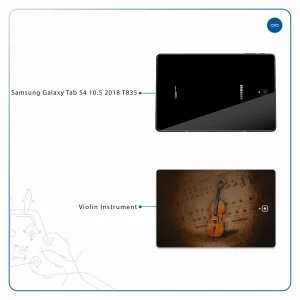 برچسب پوششی ماهوت مدل Violin-Instrument مناسب برای تبلت سامسونگ Galaxy Tab S4 10.5 2018 T835