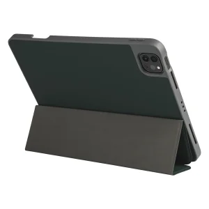 کیف کلاسوری گرین مدل PREMIUM VEGAN LEATHER مناسب برای تبلت اپل iPad Pro 12.9 2021/ iPad Pro 12.9 2020