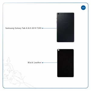 برچسب پوششی ماهوت مدل Black-Leather مناسب برای تبلت سامسونگ Galaxy Tab A 8.0 2019 T295