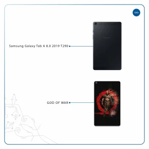 برچسب پوششی ماهوت مدل God-Of-War-Game مناسب برای تبلت سامسونگ Galaxy Tab A 8.0 2019 T290