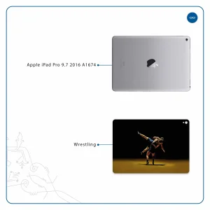 برچسب پوششی ماهوت مدل Wrestling مناسب برای تبلت اپل iPad Pro 9.7 2016 A1674
