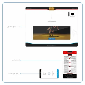 برچسب پوششی ماهوت مدل Wrestling مناسب برای تبلت اپل iPad Pro 9.7 2016 A1674