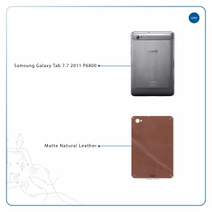 برچسب پوششی ماهوت مدل Matte_Natural_Leather مناسب برای تبلت سامسونگ Galaxy Tab 7.7 2011 P6800
