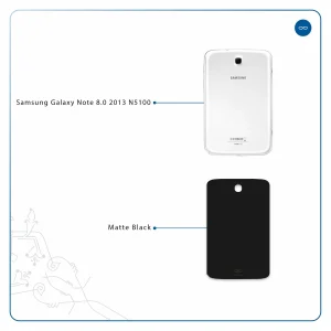 برچسب پوششی ماهوت مدل Matte-Black مناسب برای تبلت سامسونگ Galaxy Note 8.0 2013 N5100