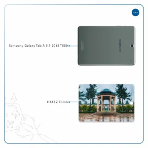 برچسب پوششی ماهوت مدل HAFEZ-Tomb مناسب برای تبلت سامسونگ Galaxy Tab A 9.7 2015 T550