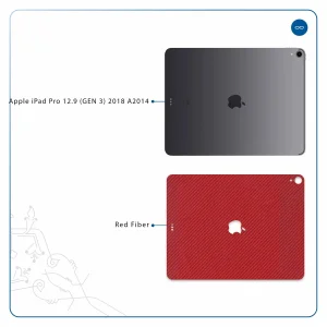 برچسب پوششی ماهوت مدل Red-Fiber مناسب برای تبلت اپل iPad Pro 12.9 (GEN 3) 2018 A2014