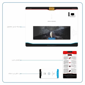 برچسب پوششی ماهوت مدل Game of Thrones مناسب برای تبلت اپل iPad Pro 9.7 2016 A1674